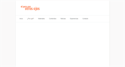 Desktop Screenshot of elparoconotrosojos.fundacionintra.org